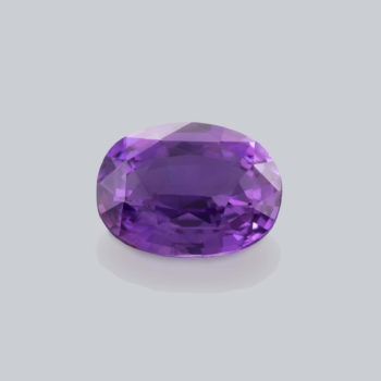 Saphir violet 1.34 carat(s)