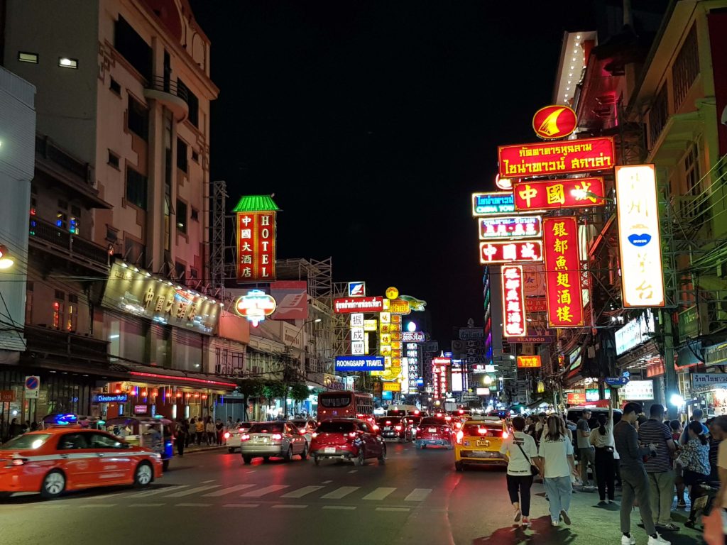 quartier chinois bangkok de nuit