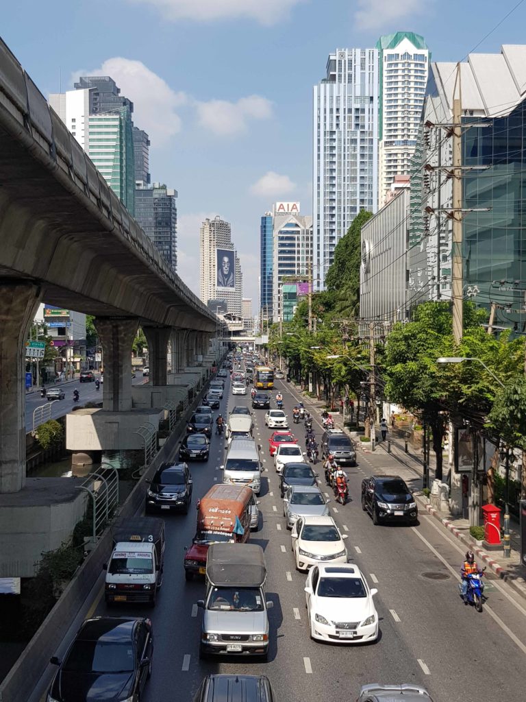 embouteillages traffic bankok