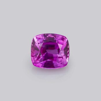 saphir rose intense naturel coussin non chauffé mygem pierre précieuse rose joaillerie