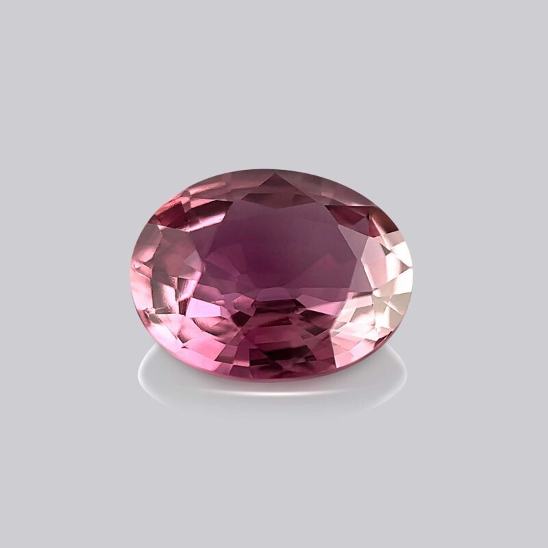 saphir rose pourpre naturel non chauffé oval gemme pierre précieuse rose gemmologie mygem