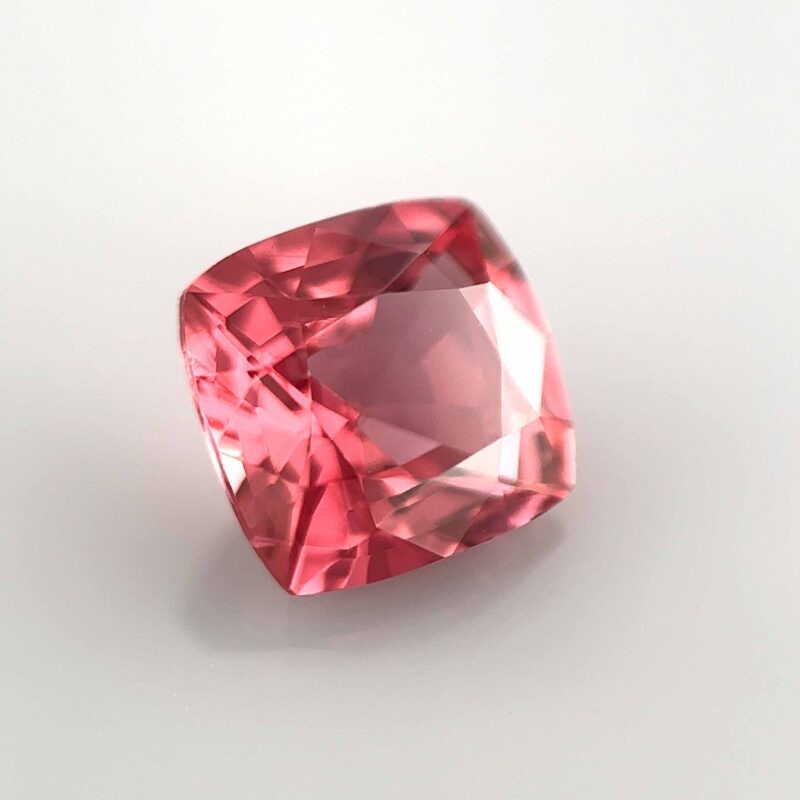 natural pink spinel cushion