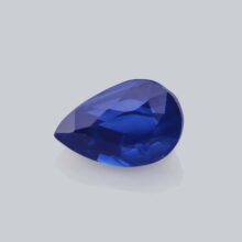 Saphir Bleu Royal 0.8 Carats - Taille émeraude - Créé En Laboratoire - Sri Lanka