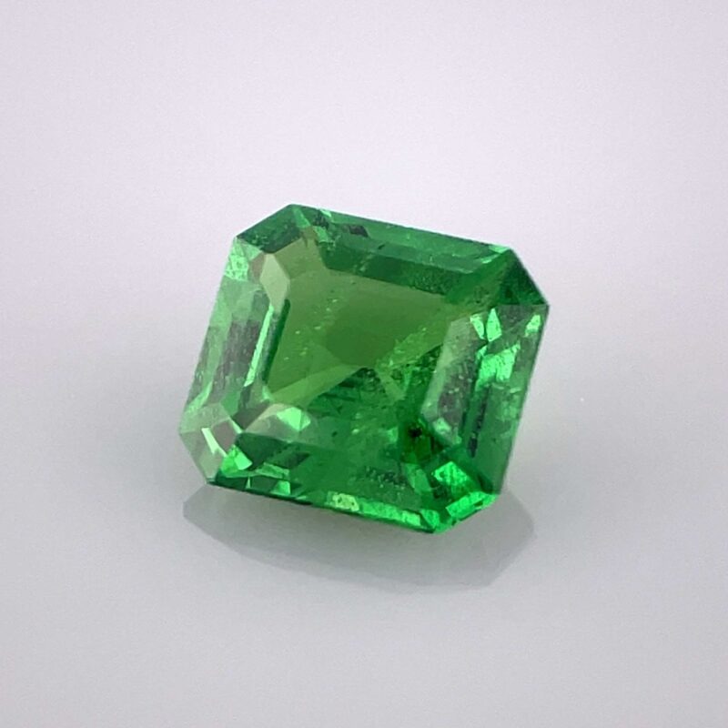 tsavorite verte taille emeraude