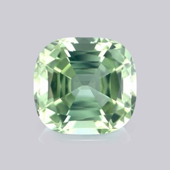 tourmaline verte coussin
