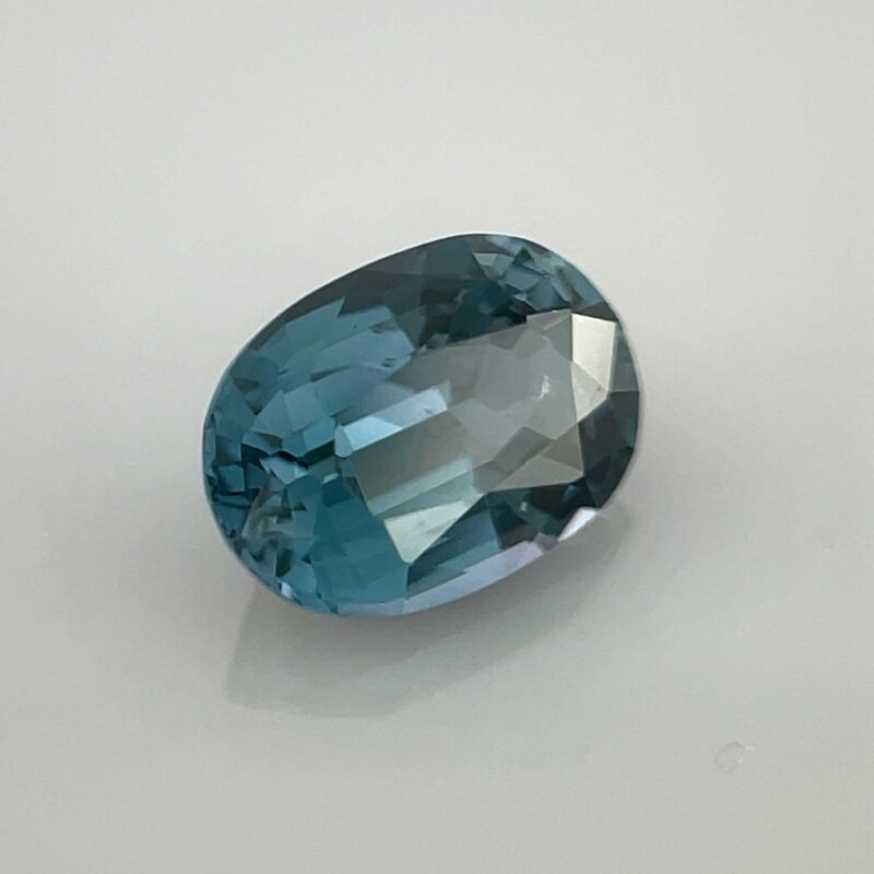 natural blue spinel oval cut