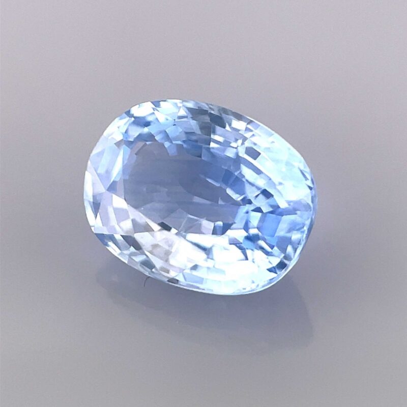 pastel blue sapphire from ceylon