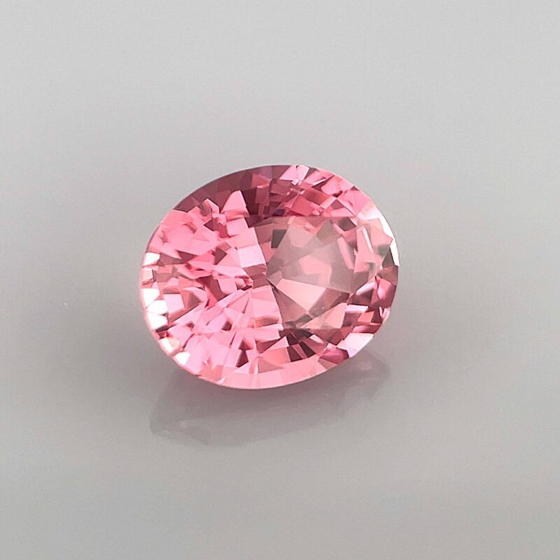 unheated pink spinel oval cut