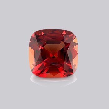 spinel naturel rouge orange certifié