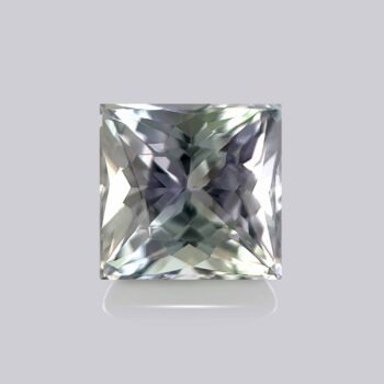 rare pierre précieuse tanzanite naturelle non chauffée luxe taille princesse