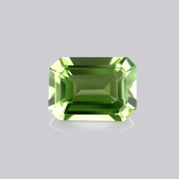 tourmaline verte taille émeraude pierre fine superbe collier bijoux