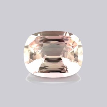 tourmaline rose pêche coussin joaillerie pierre fine pierre précieuse rose