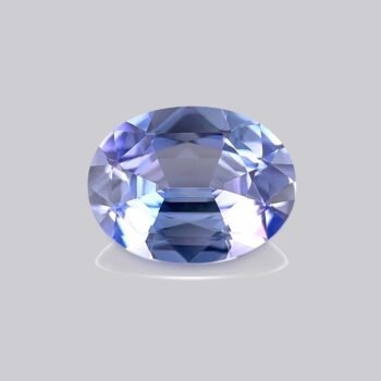 tanzanite bleue naturelle non chauffée oval rare luxe pierre précieuse haute joaillerie