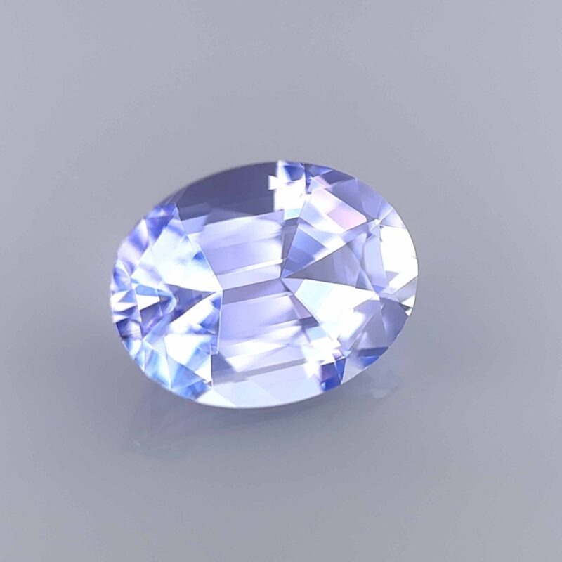 unheated natural blue tanzanite oval