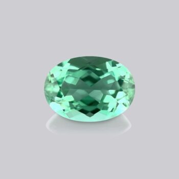 tourmaline vert lagon taille ovale origine afghanistan rare joyau bague joaillier