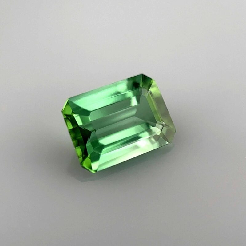 green tourmaline octogonal natural precious stone gemstone mygem