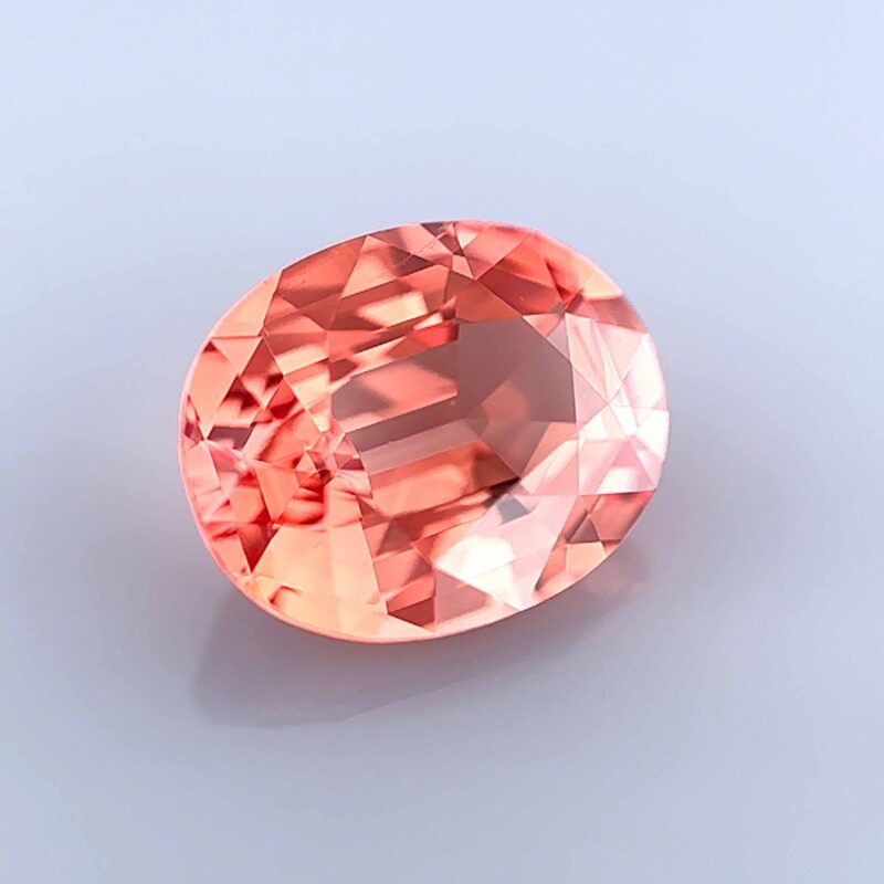 pinkish orange spinel padparasdsha peachy top stone masterpiece rare high end jewelery