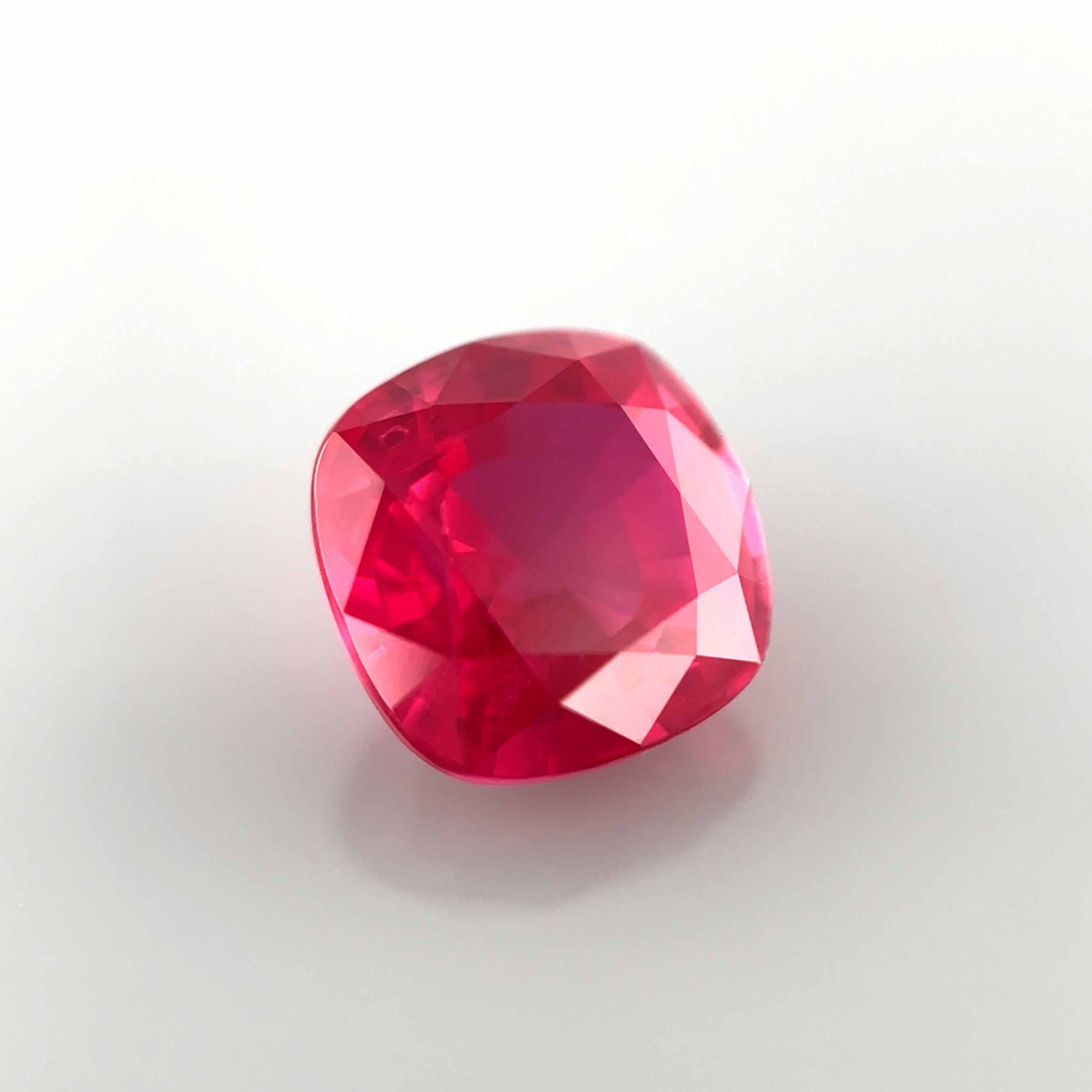 natural unheated pigeon blood ruby certified mozambique cushion precious red gemstone