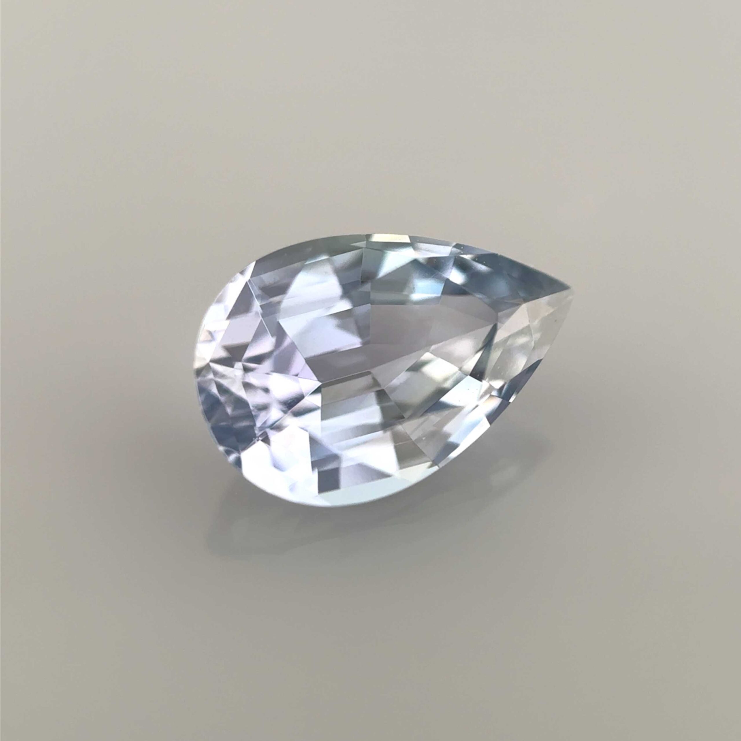 UNHEATED natural blue tanzanite pear shape pure rare color stone top gemstone