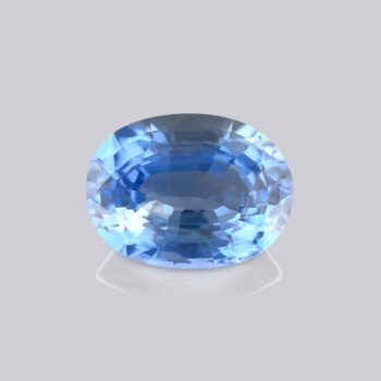 saphir bleu cornflower oval pierre précieuse bleue