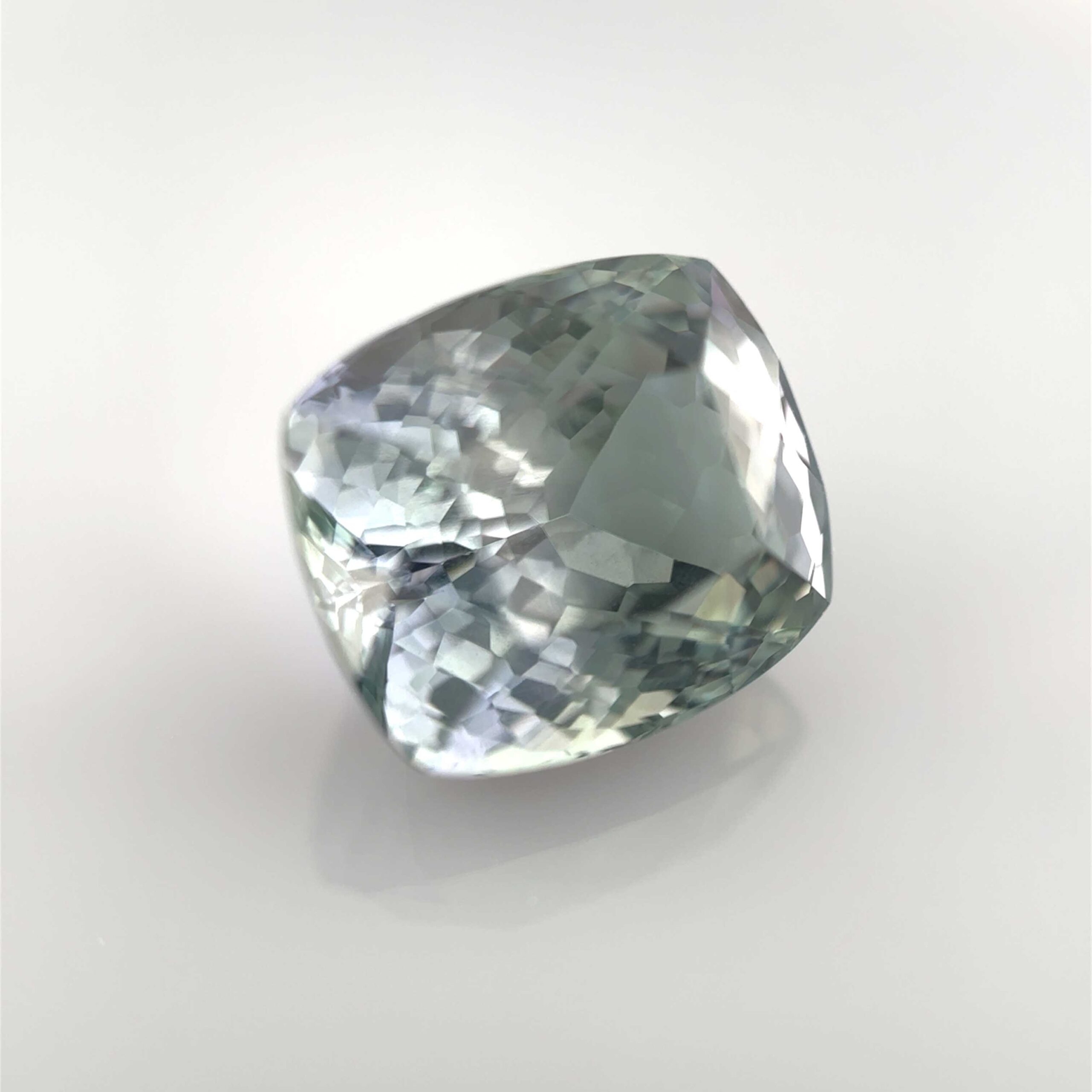 multicolored unheated natural tanzanite zoisite cushion rare investment tanzania gemstone