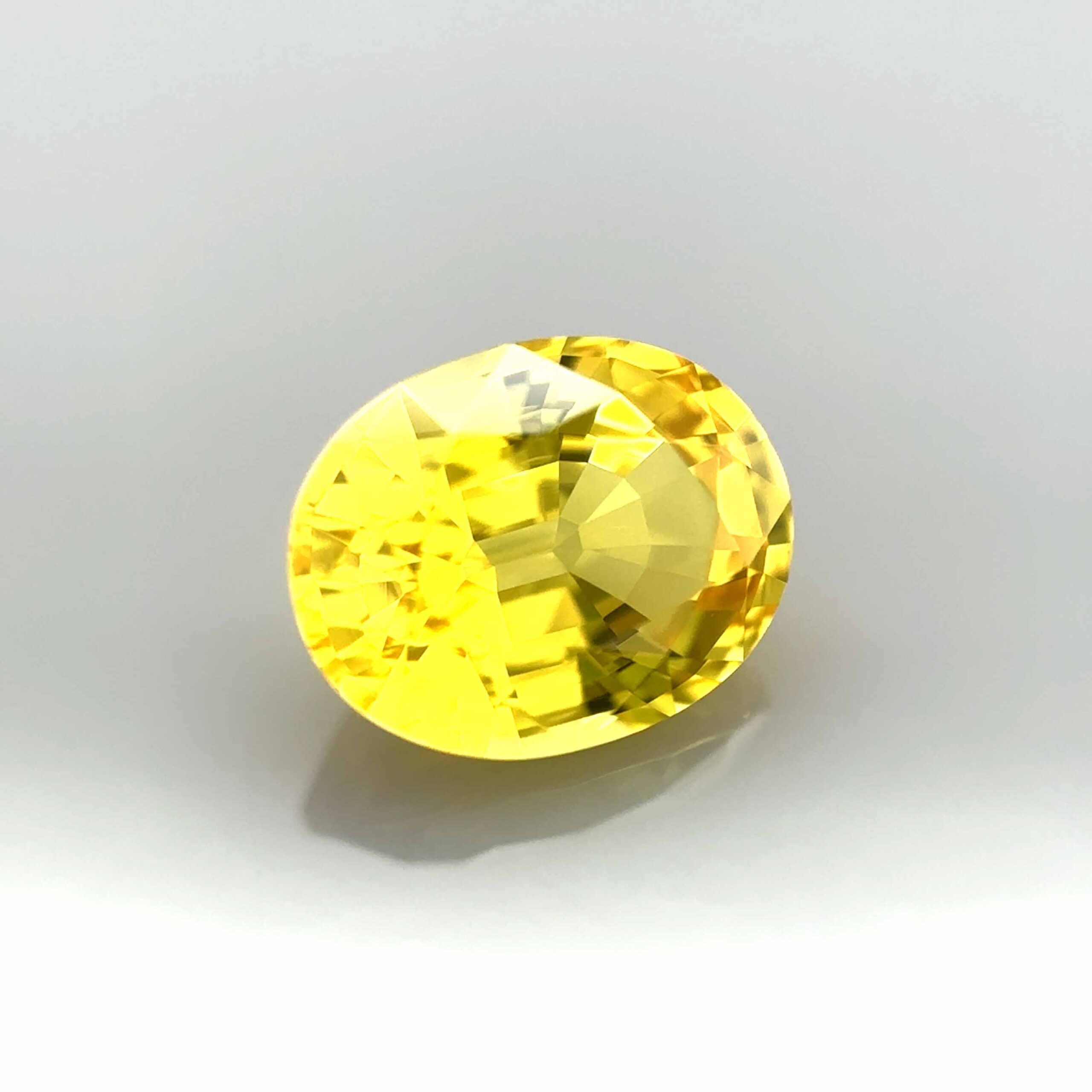 unheated natural intense yellow sapphire oval australia yellow gemstone ring jeweller