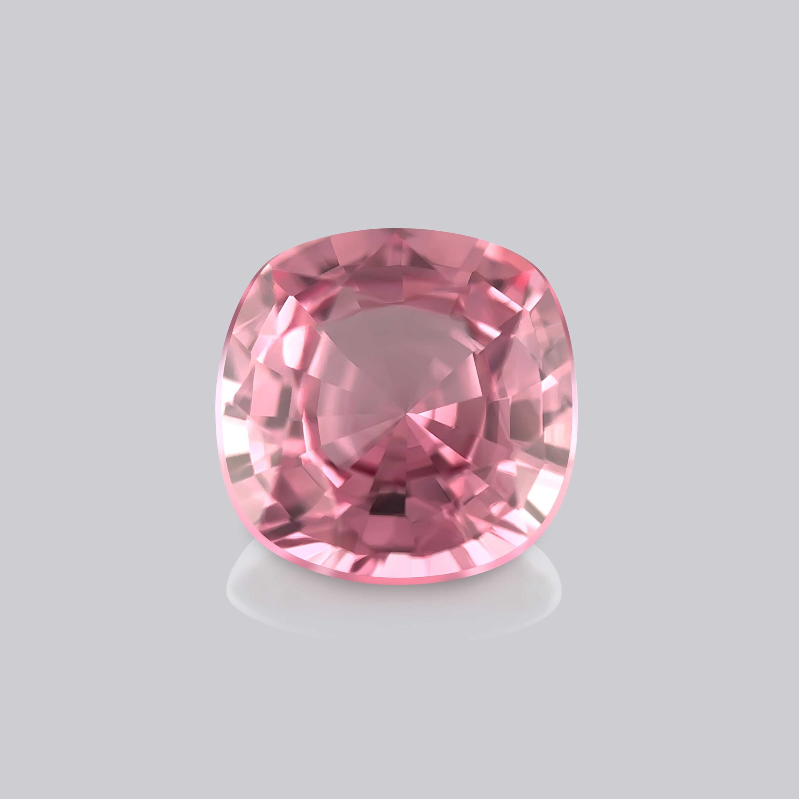 spinelle rose naturel coussin mygem pierre precieuse rose