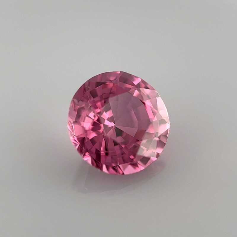 natural pink spinel round mygem pink stone