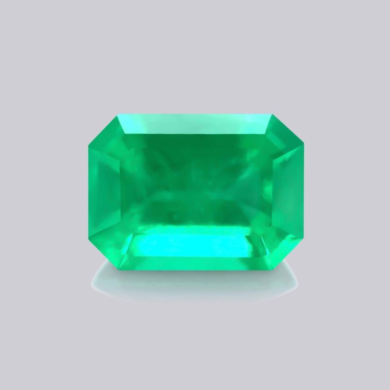 emeraude verte intense pierre précieuse verte colobienne certificat rare mygem