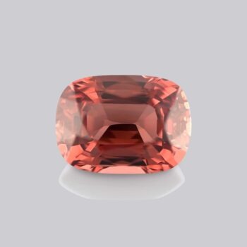 spinelle rouge orange naturel taille coussin pierre précieuse rouge pierre fine mygem joaillerie