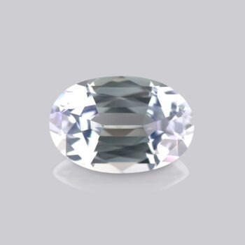 tanzanite bleue pastel naturelle non chauffée certifiée ovale mygem pierre précieuse