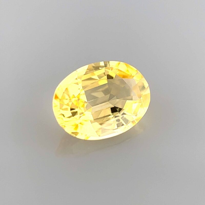vivid yellow sapphire oval mygem ring