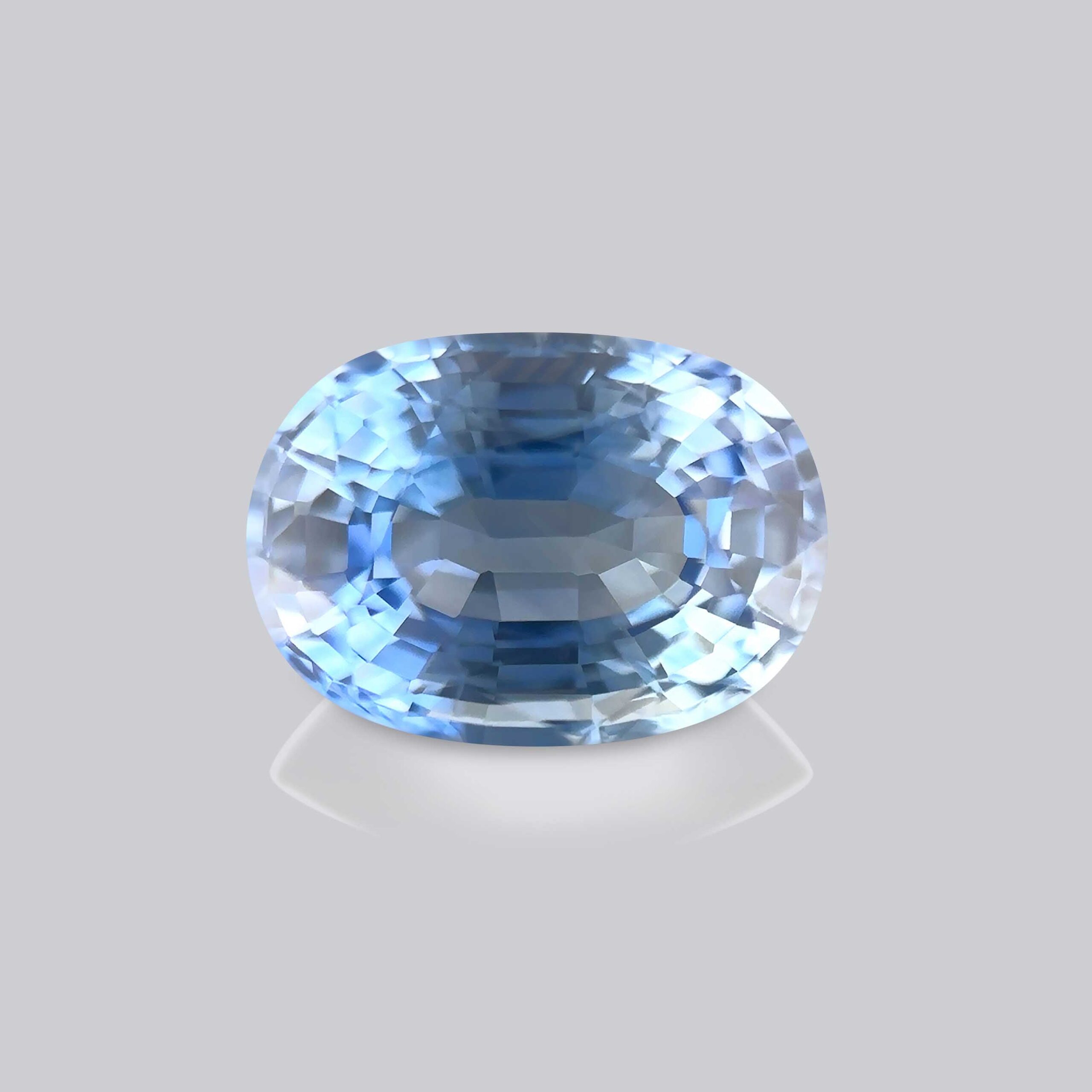 saphir bleu oval mygem pierre précieuse bleue