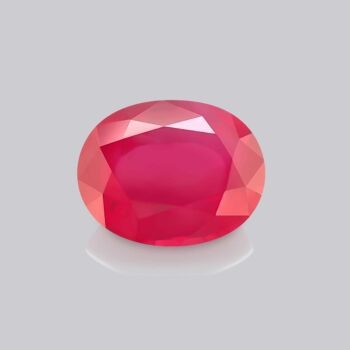 rubis rouge sang de pigeon oval certifié mozambique non chauffé mygem
