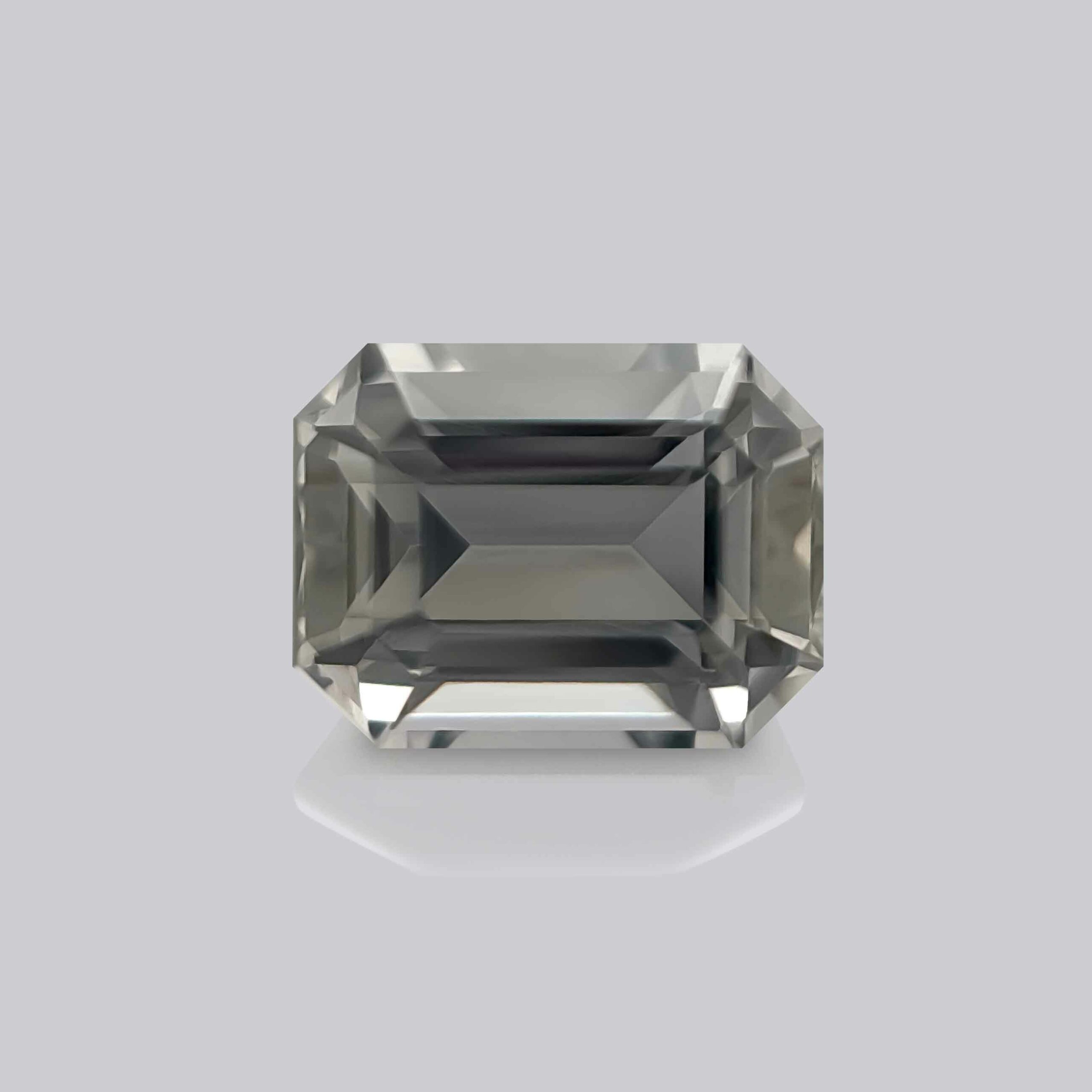 spinelle gris violet mygem octogonal